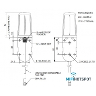 B4BE-7-27-5SP-Mifi-hotspot-low-profile-bracket mount Antenna-drawing-02